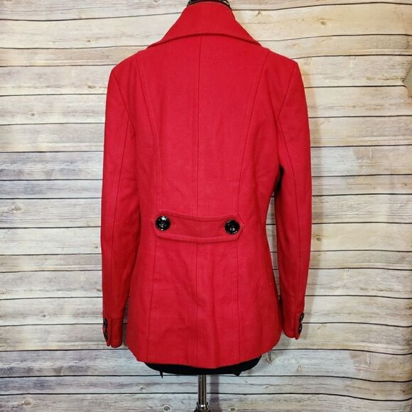 Ellen Tracy Double Breasted Wool Blend Coat - Picture 4 of 8